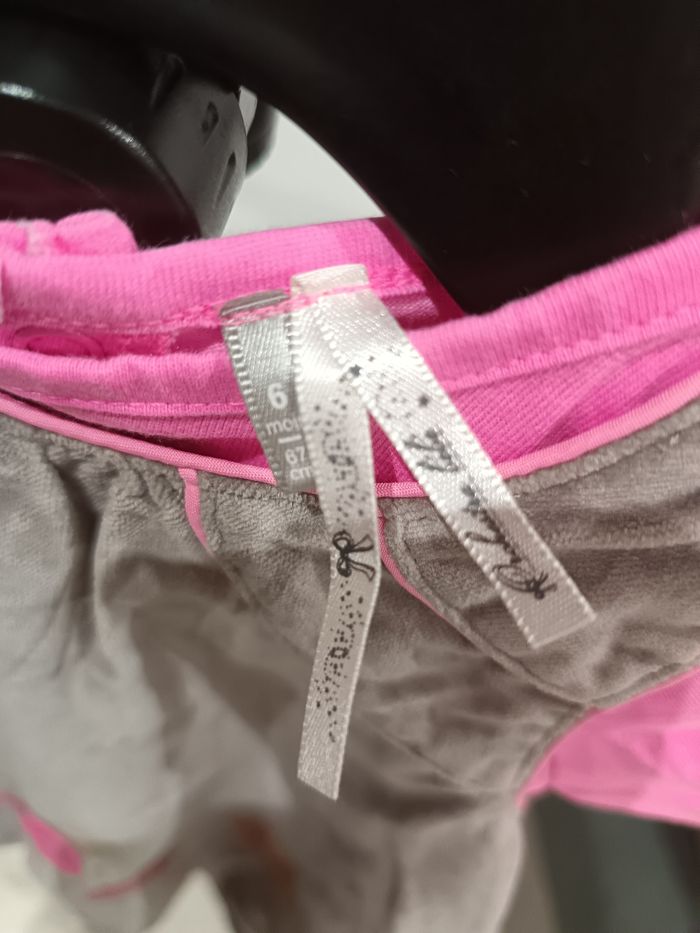 Ensemble 6 mois orchestra gris et rose - photo numéro 6