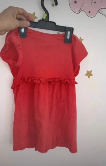 Robe rouge bébé fille Kiabi taille 24 mois