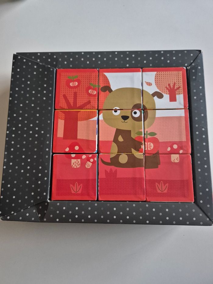 Puzzle Janod 9 cubes à assembler - photo numéro 4