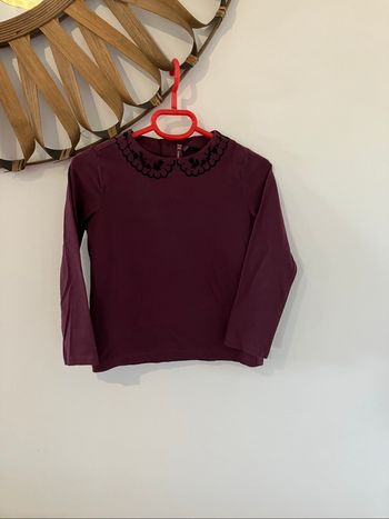 Haut manches longues cassis 6 ans Sergent Major