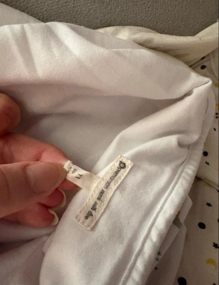 Couverture d'emmaillotage imprimé oies