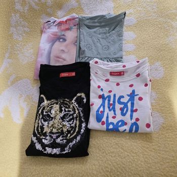 Lot t-shirts fille 10ans 