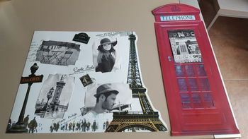 Lot de décorations porte photos Paris et Londres