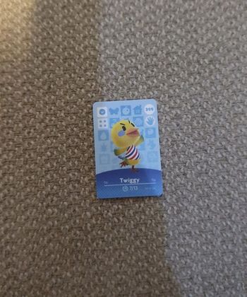 Mini Carte Amiibo NFC Animal Crossing Nintendo Twiggy
