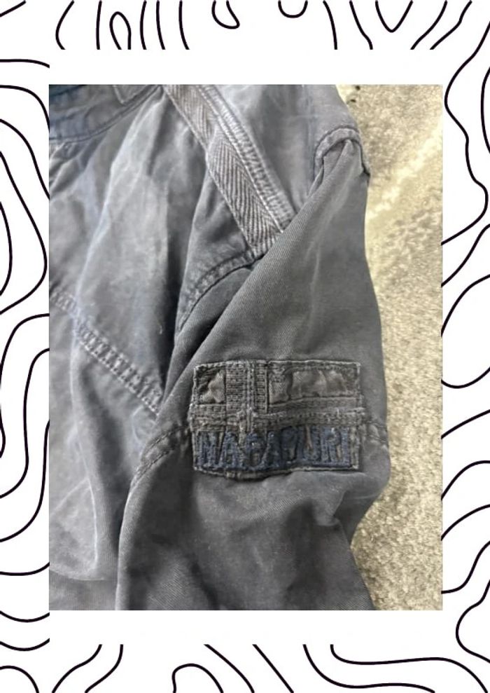 Veste bleu marine napapijri - taille M - photo numéro 4