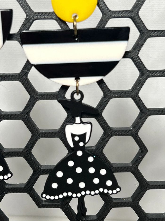 Boucles d’oreilles - Demoiselle 1960 - photo numéro 3