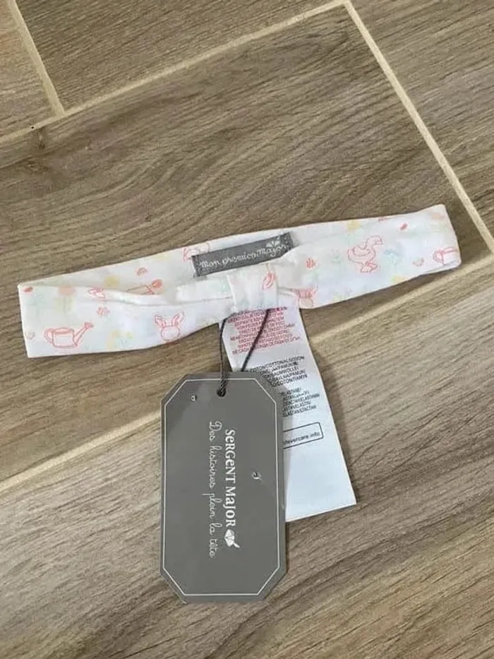 Bandeau fille sergent major neuf avec étiquette