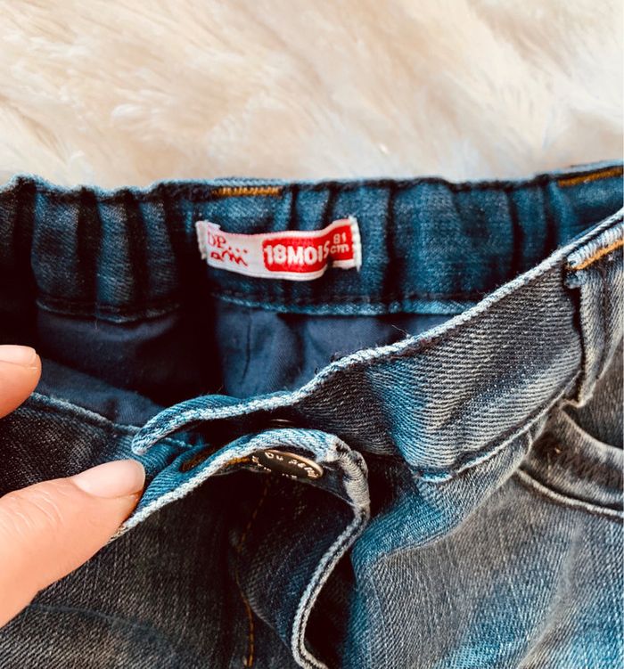 Lot 2 pantalons 18 mois hiver + chaussettes montantes DPAM - photo numéro 4