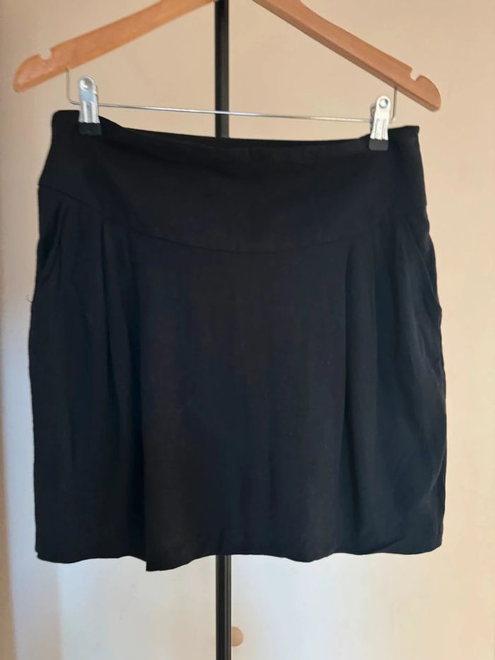 Jupe courte noir L Zara