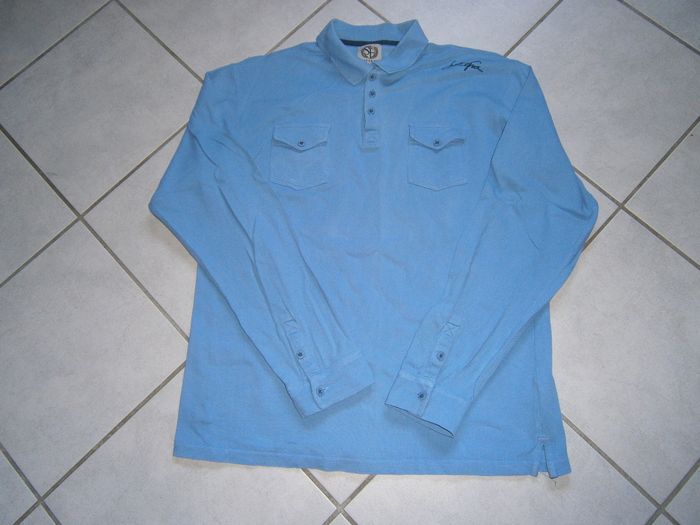 Polo ML bleu ciel SCOTT ET FOX Taille 2XL