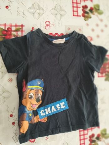 T-shirt manches courtes Pat patrouille 98-104 cm 2-4 ans 