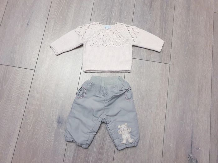 Ensemble 2 pièces. Fille 3 mois. Marque Love Tikea/ Tex