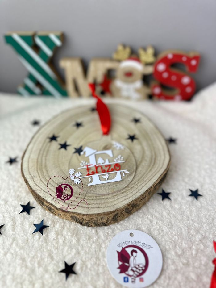 Boule noel personnalisé plexi - photo numéro 2