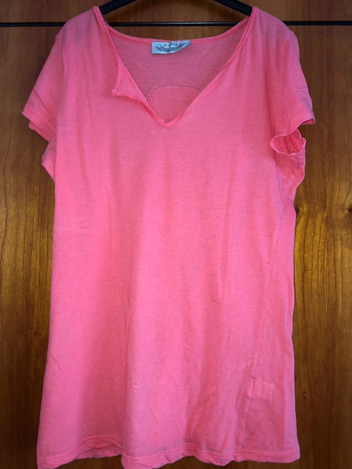 T-shirt rose skull It Hippie - photo numéro 2