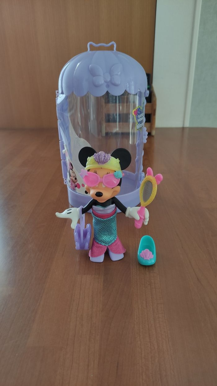Figurine IMC toys Minnie fashionista fantaisie sirène 15cm - photo numéro 2