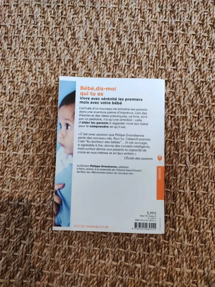 Livre "Bébé dis-moi qui tu es" - Dr Philippe Grandsenne - photo numéro 2