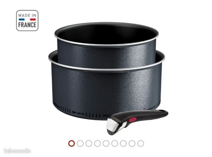 Casseroles Tefal avec poignée amovible