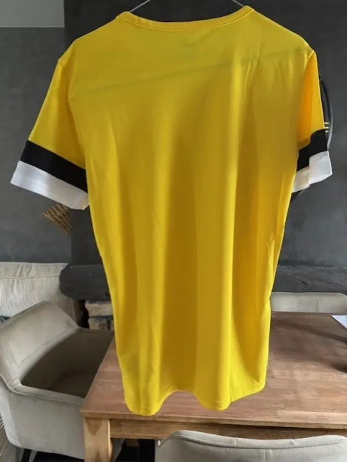 t shirt de sport homme puma jaune taille S - photo numéro 3