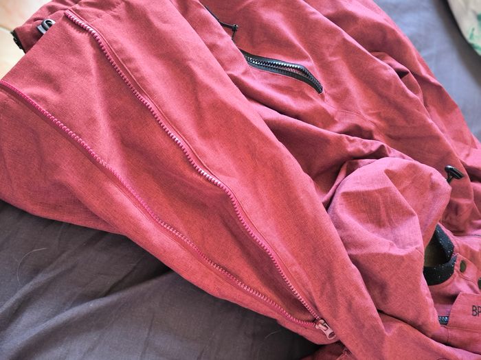manteau de portage avec insert ventral -imperméable et fourré chaud - photo numéro 7
