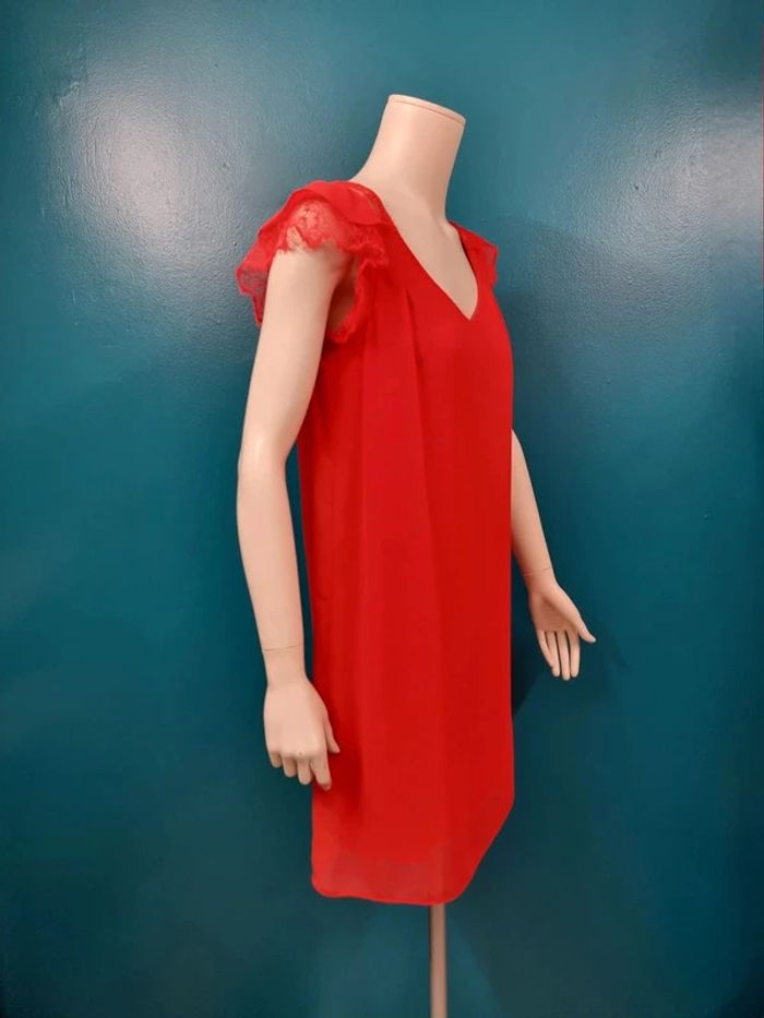 Naf Naf robe rouge * taille 38 * - photo numéro 3