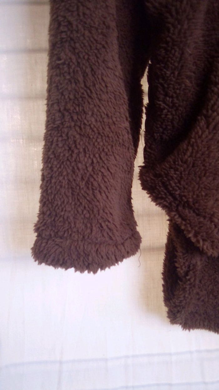 Gilet chocolat à capuche neuf - photo numéro 6