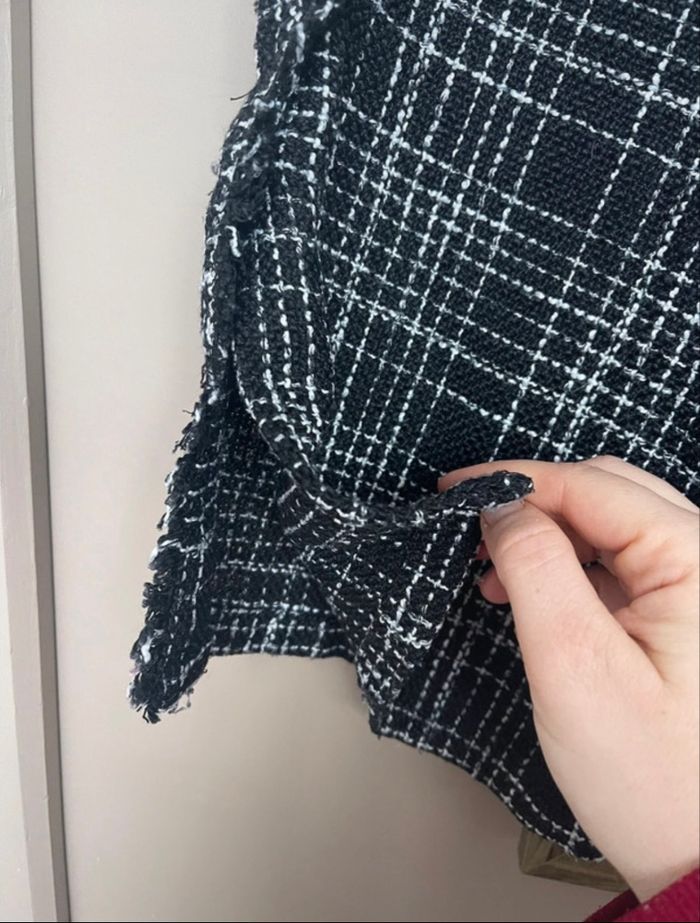 Pantalon à carreaux noir/blanc taille 40 - H&M (taille hautes) - photo numéro 5