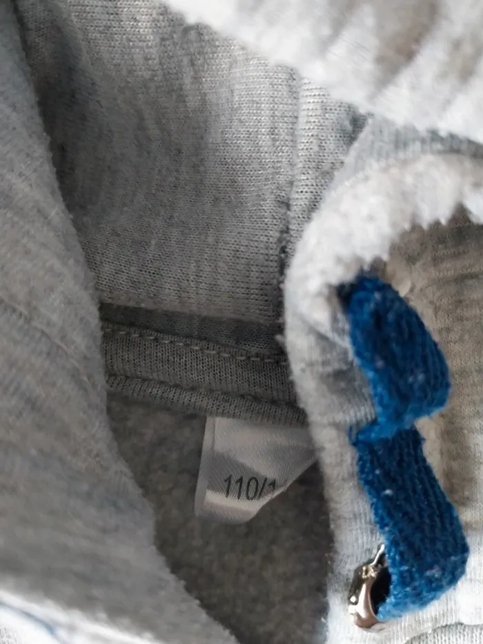 Pull sweat à capuche 5/6ans - photo numéro 2