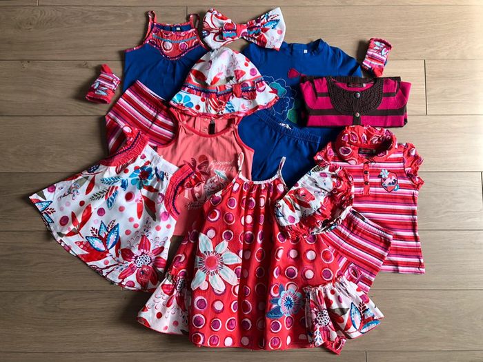 Thème 13 pièces Printemps/été exclusivement de marque Catimini T-3A