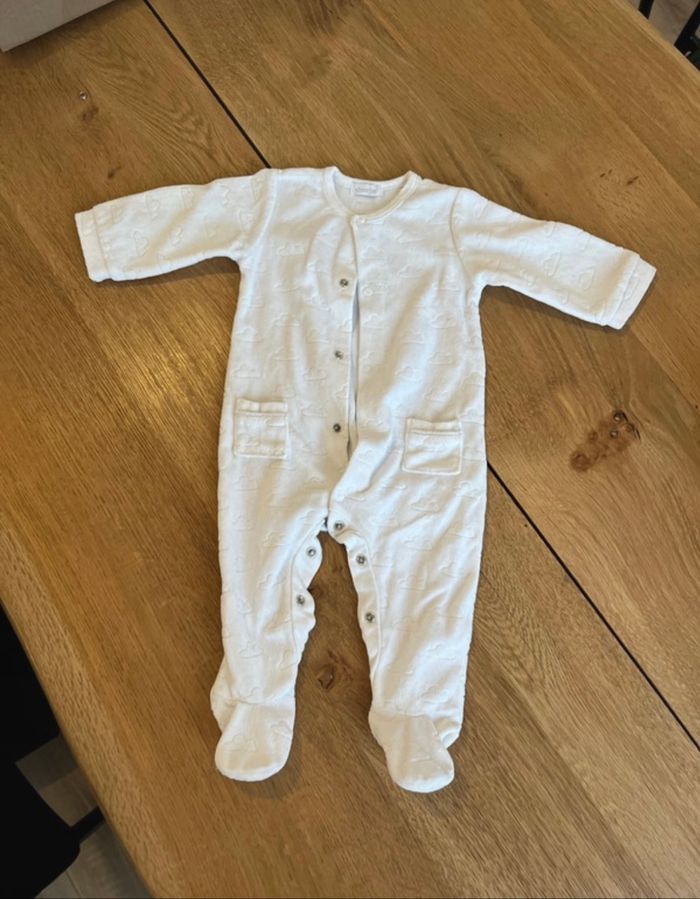 Pyjama bébé unisexe blanc Absorba