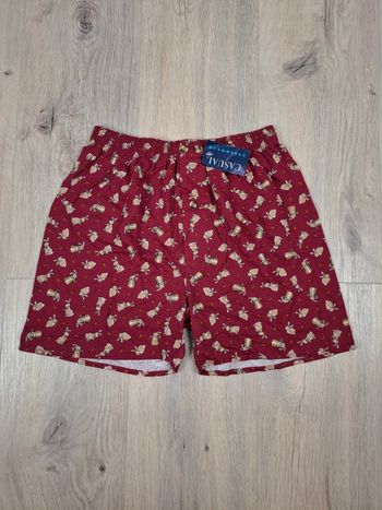 Caleçon – 100 % Coton – Taille Xs – Rouge – Neuf