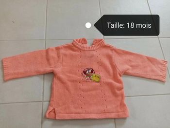 Pull taille 18 mois