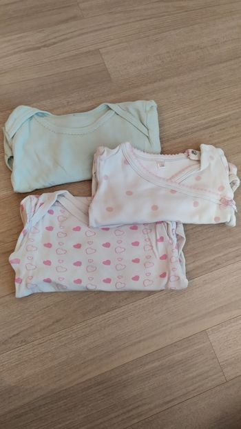 3 bodies manches longues