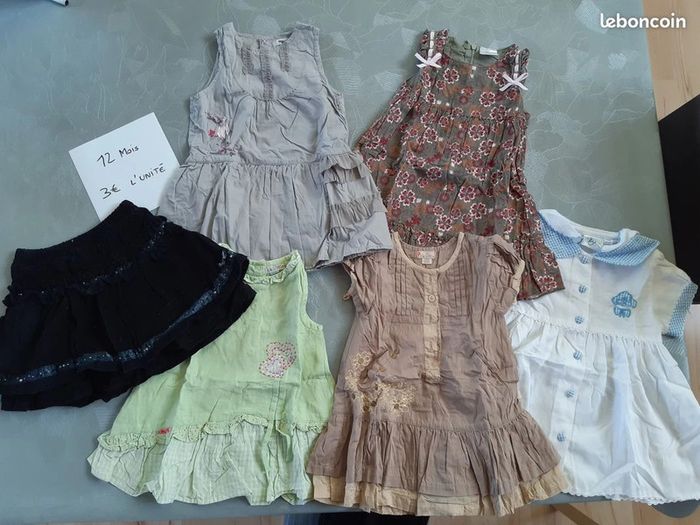 Lot complet de vêtements bébé (fille) 0-12 mois - photo numéro 18