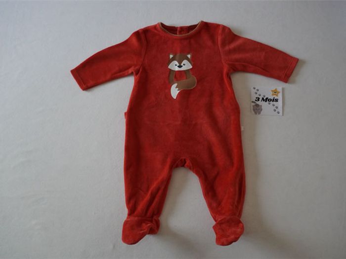 Lot de 3 Pyjamas velours fantaisies 2 Tape à l'oeil + 1 Obaibi - photo numéro 4
