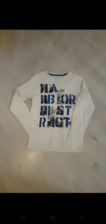 Haut blanc, manches longues - Cargo - taille M