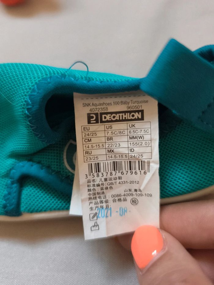 Paire de chaussons d'eau 🍃 Decathlon - photo numéro 4