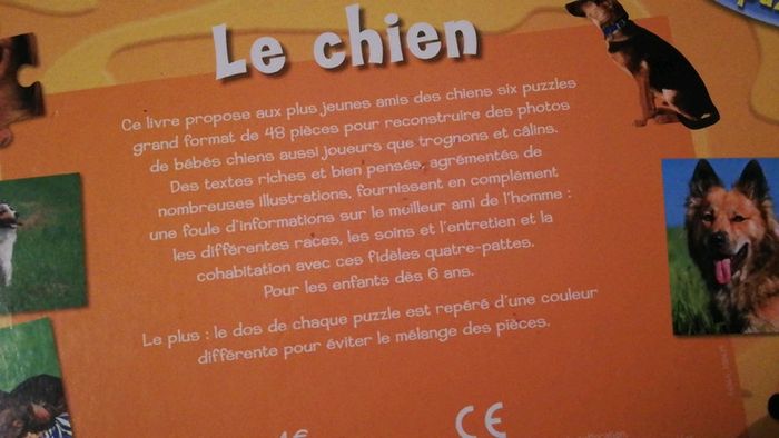 Livre puzzle le chien - photo numéro 9
