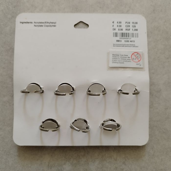 Lot de 7 bagues et 3 paires de boucles d'oreilles enfant - photo numéro 2