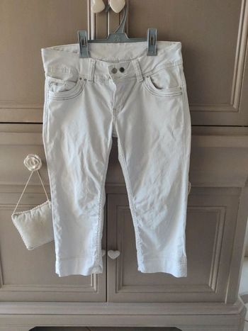 Pantacourt blanc coton Mc lem taille 42