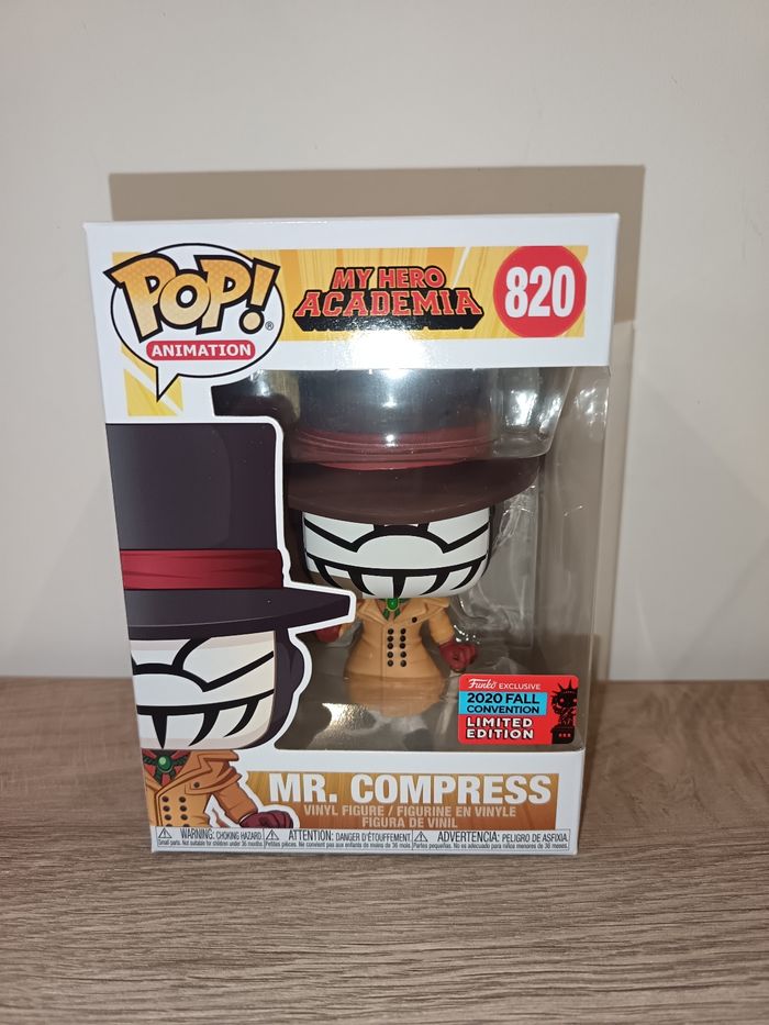 Pop funko figurine Mr compress - my hero academia