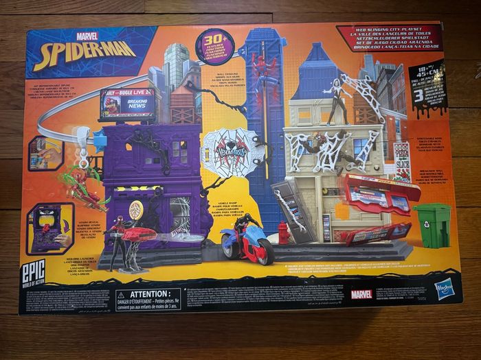 Spiderman versnomversus la ville de lanceurs de toile - photo numéro 2