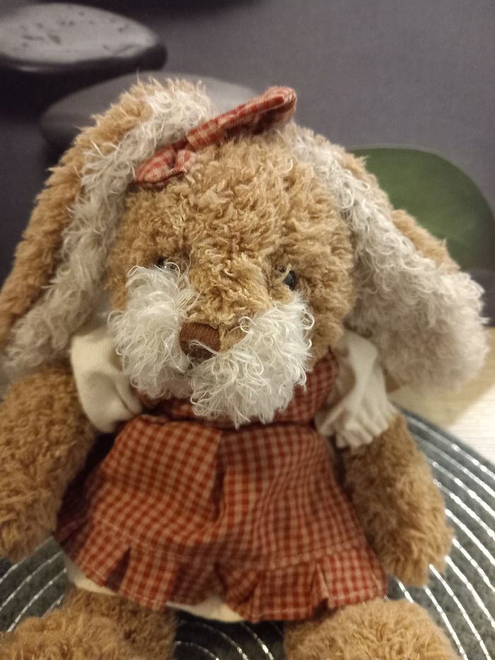 Peluche lapin fille Louise Mansen neuve 
Environ 30cm - photo numéro 2