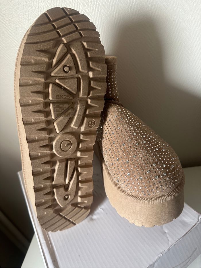 Bottes à strass - sand - photo numéro 2