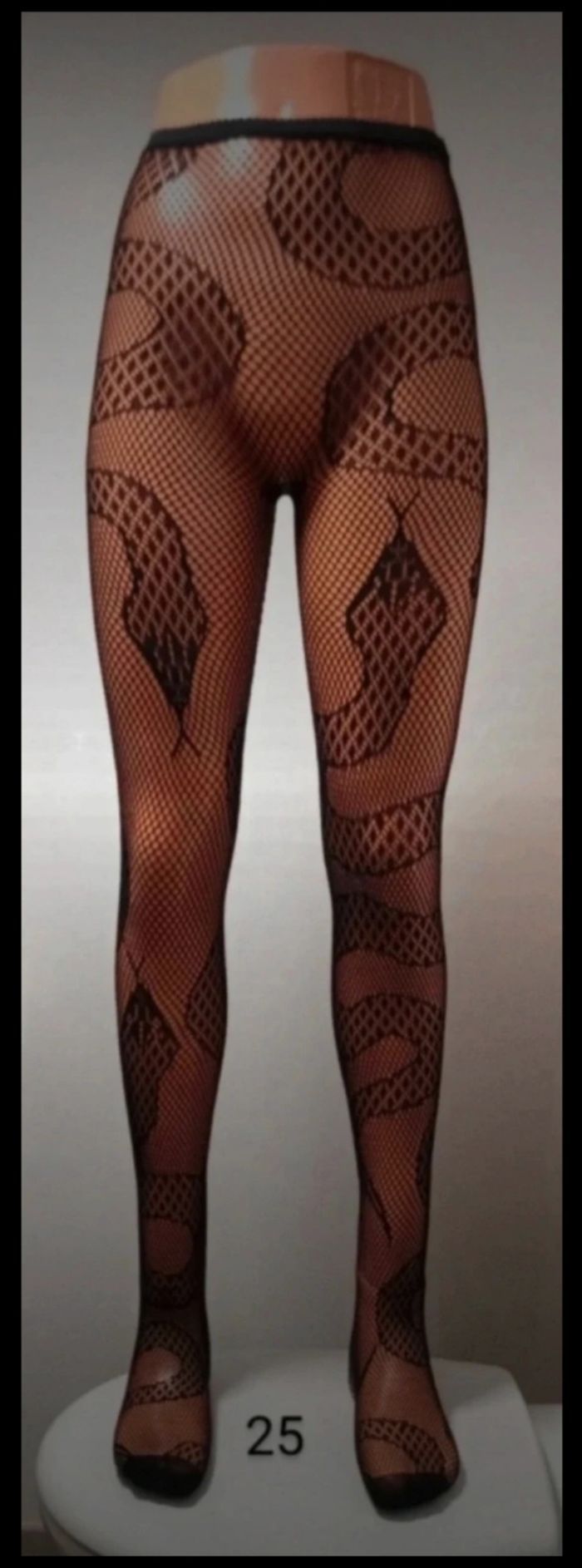 Collant résille fantaisie serpent - photo numéro 2