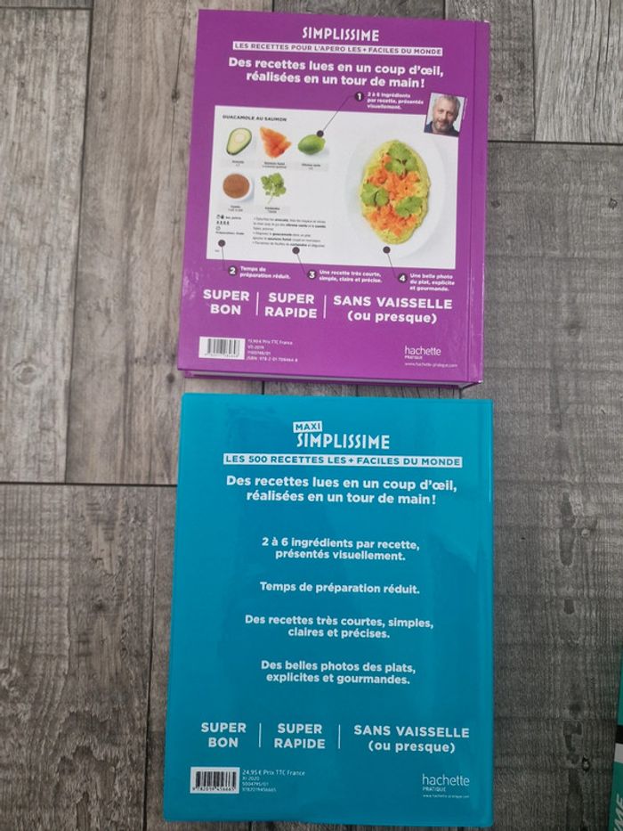 Lot de 2 livres simplissime - photo numéro 2