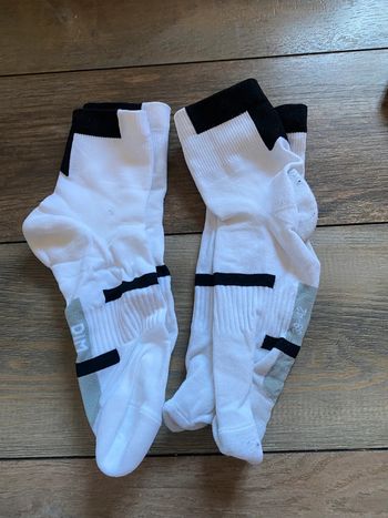 Lot 2 paires Chaussettes femmes 39-42 dim blanc gris noir