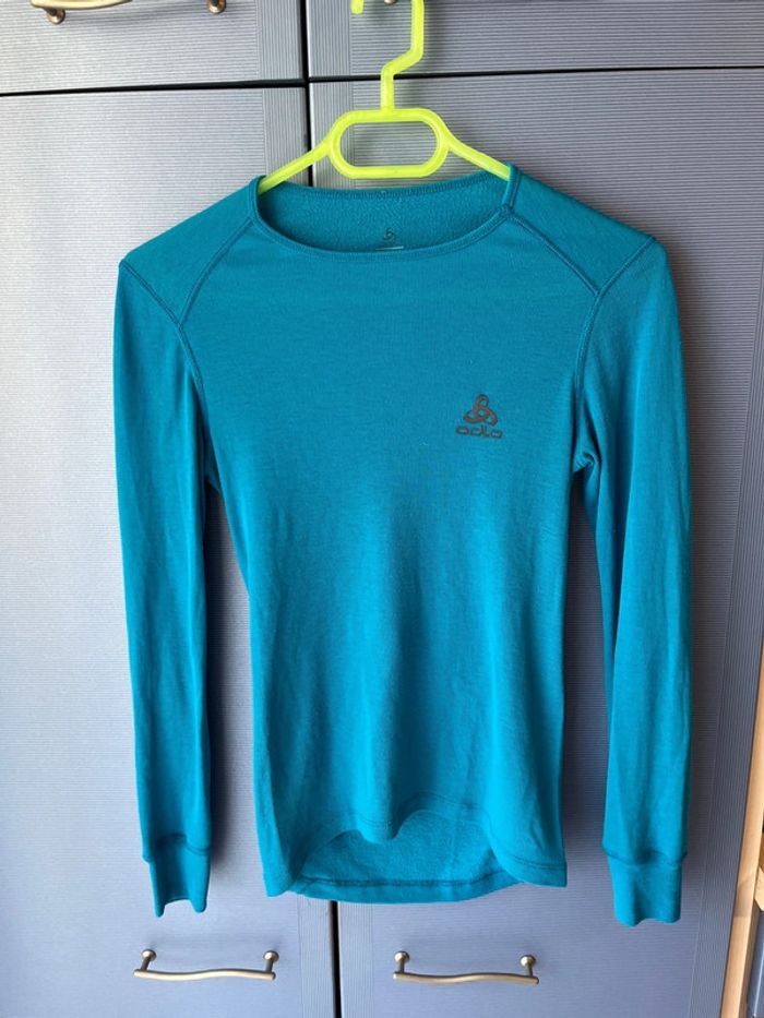 Tee shirt technique Odlo/ XS / Bleu turquoise / Excellent état