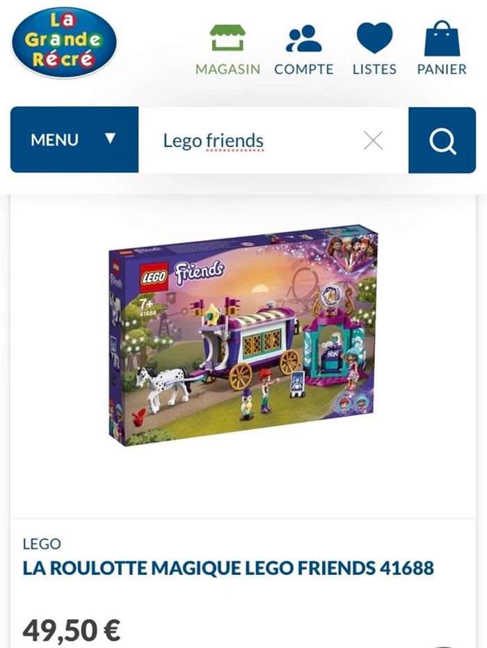 Lego friends la roulotte magique - n e u f - photo numéro 3