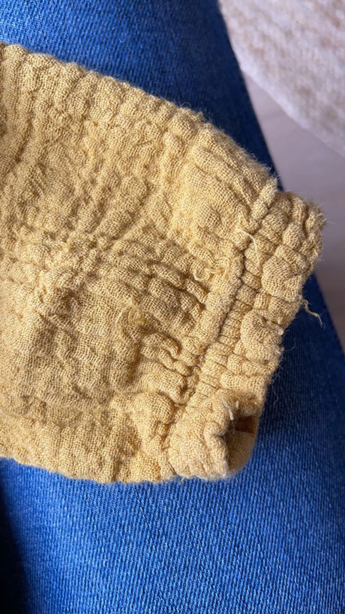 Blouse Kiabi gaze de coton et legging noir H&M 12 mois - photo numéro 5