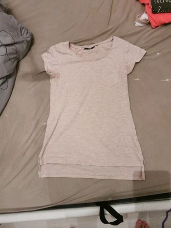 Tee shirt rose pâle